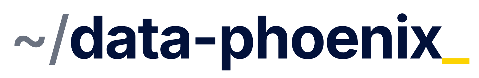 Data Phoenix full logo for light backgrounds