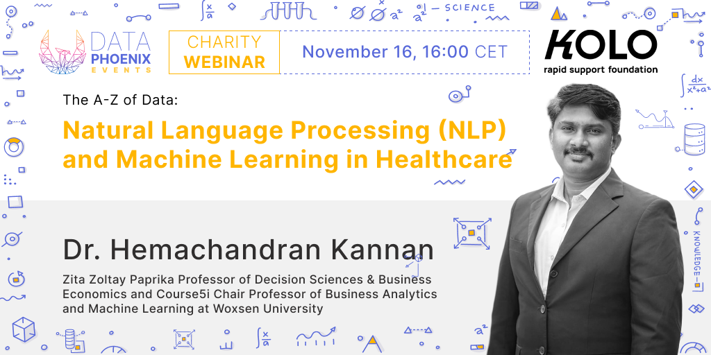 Charity AI webinar "Natural Language Processing (NLP) and Machine Learning in Healthcare"