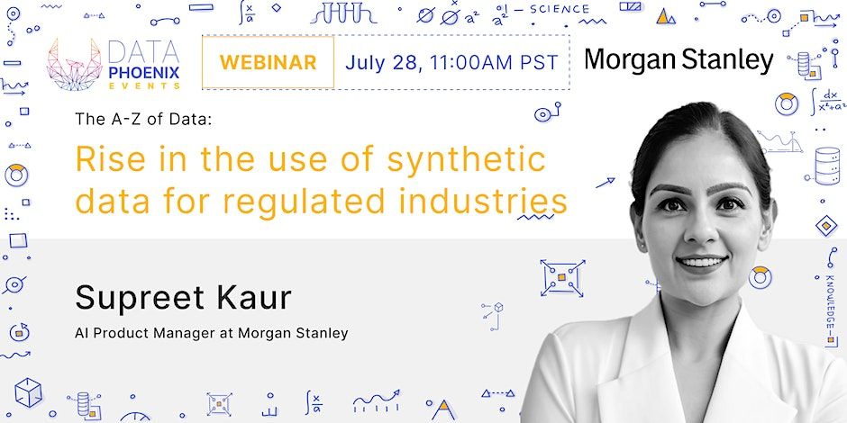 Webinar "Rise in the use of synthetic data for regulated industries"