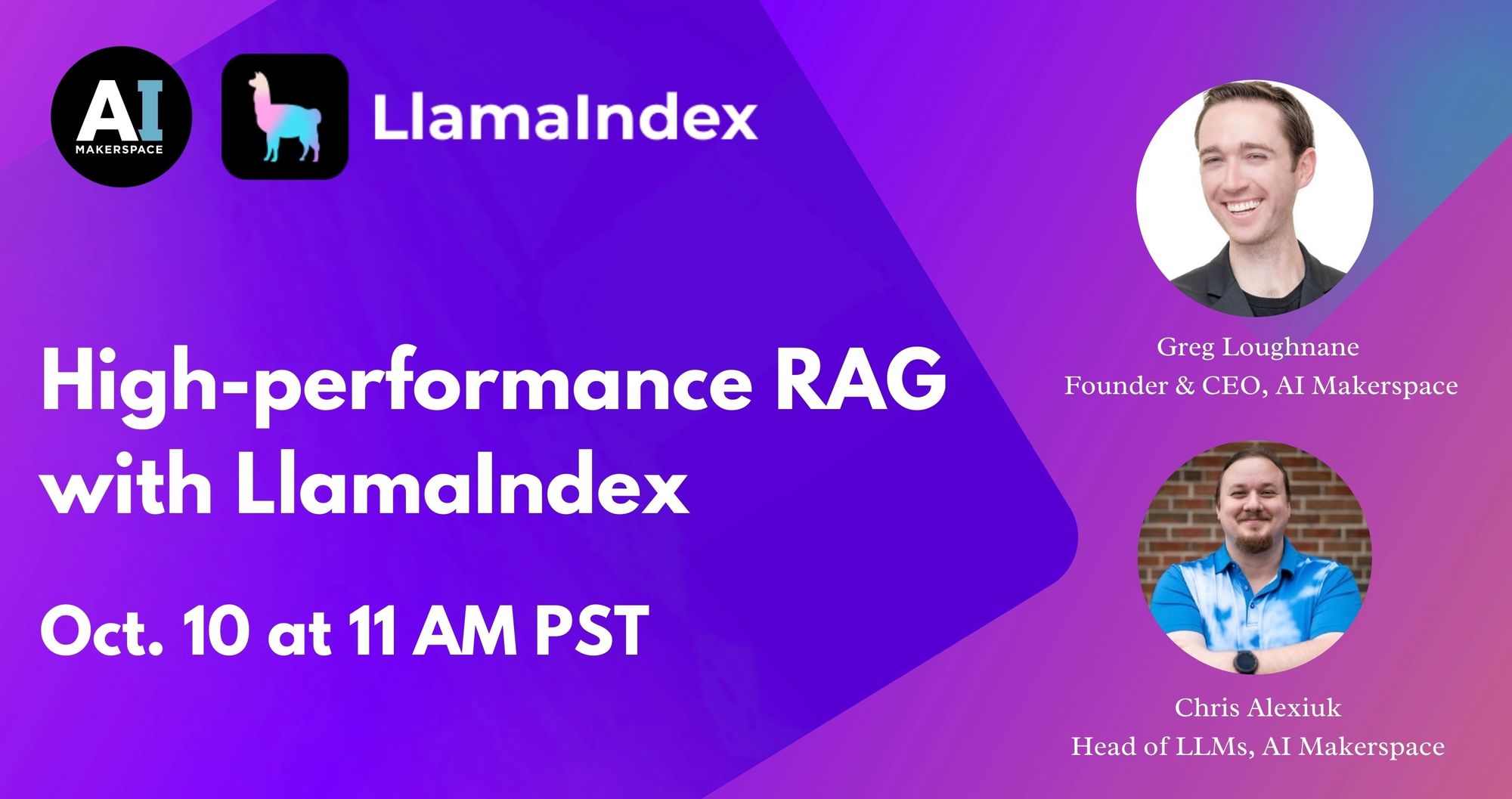 Webinar "High-performance RAG with LlamaIndex"