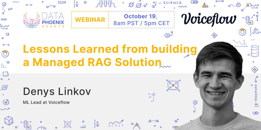 Webinar "Lessons Learned from Building a Managed RAG Solution"