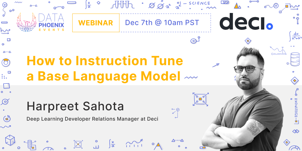 Webinar "How to Instruction Tune a Base Language Model"