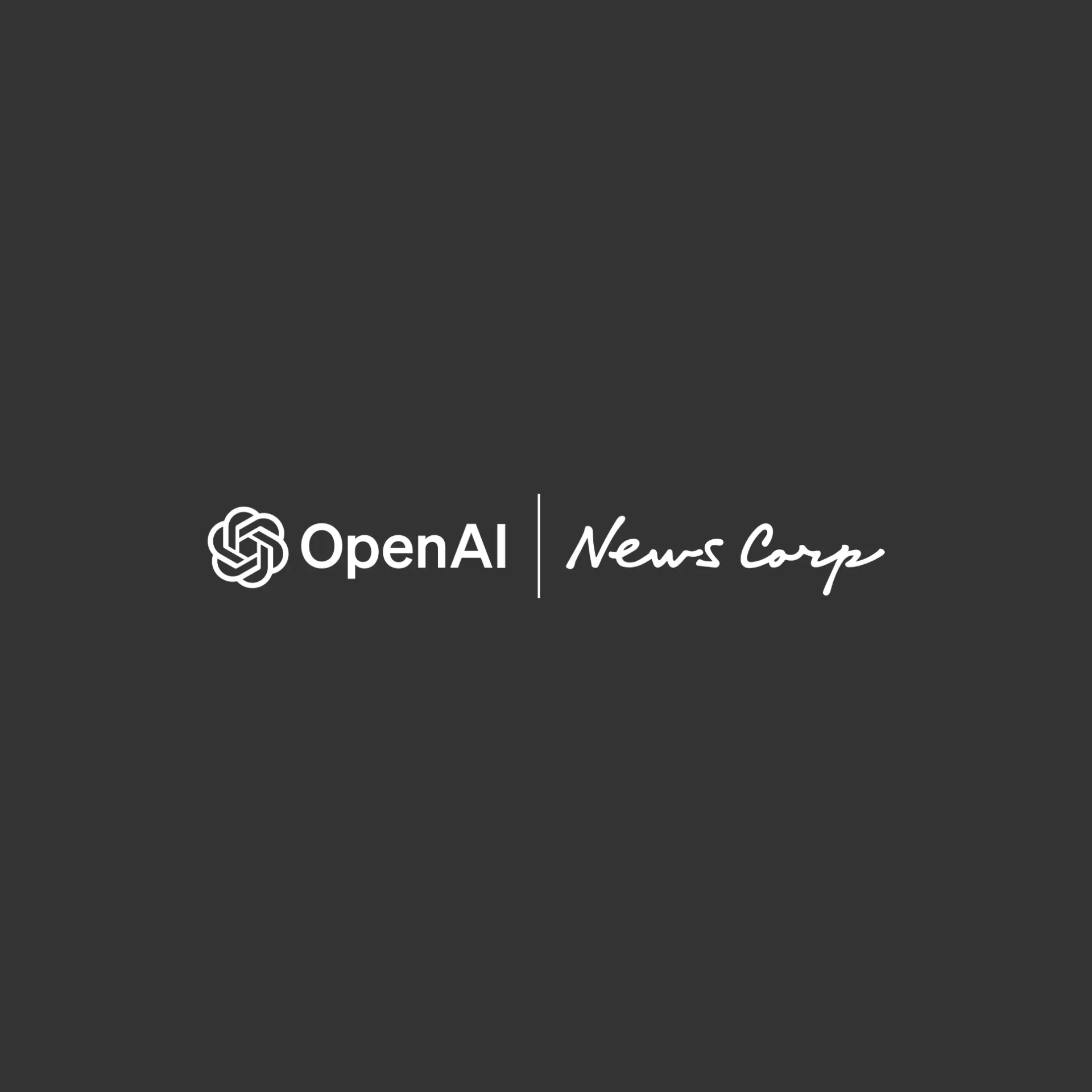 OpenAI scored a strategic partnership with News Corp