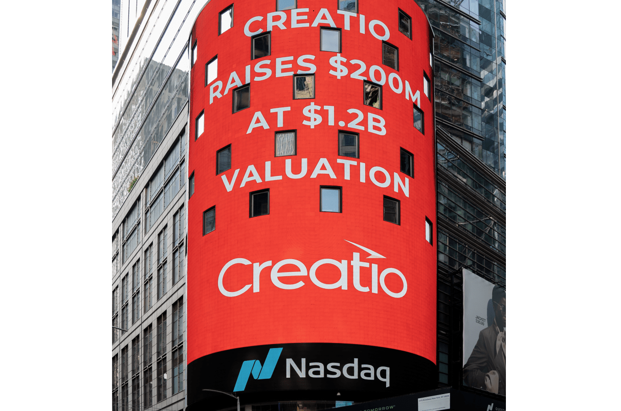 Creatio's latest $200M funding round put the company at a $1.2B valuation