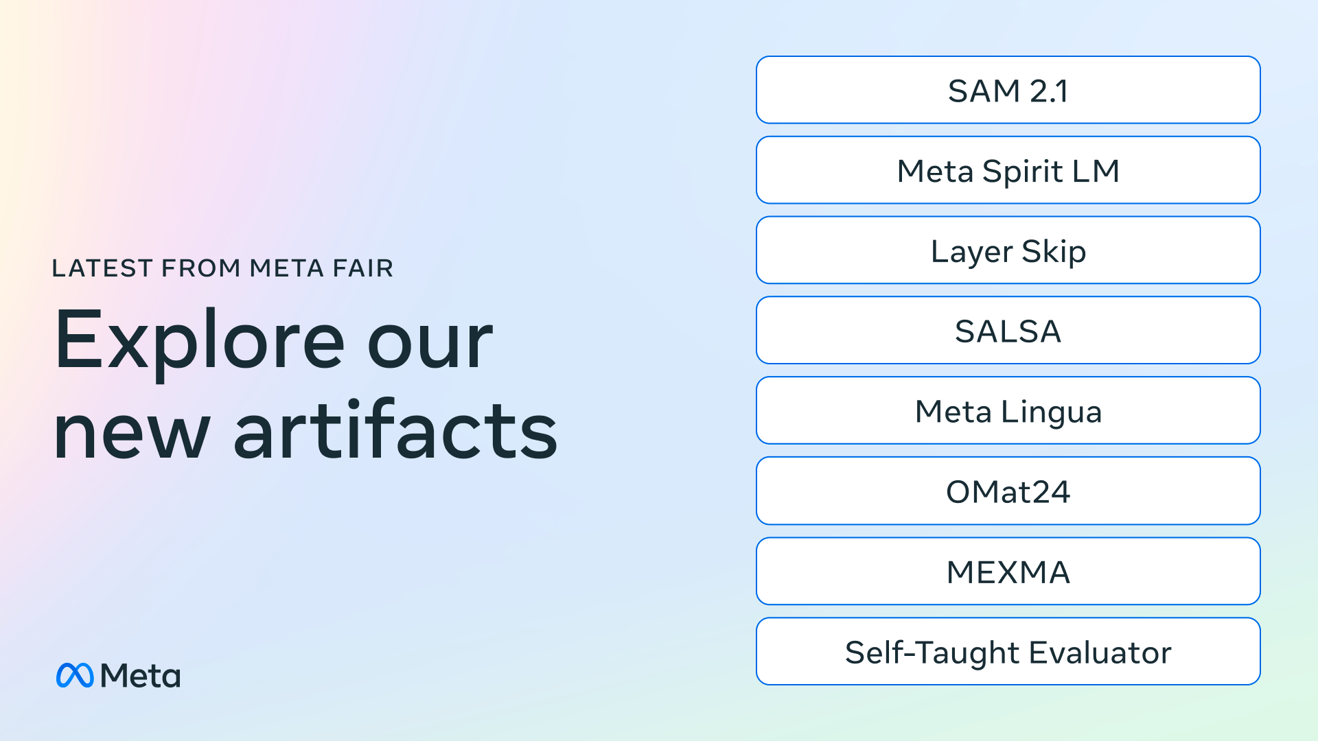 Meta has shared another round of research artifacts, including SAM 2.1 and Spirit LM