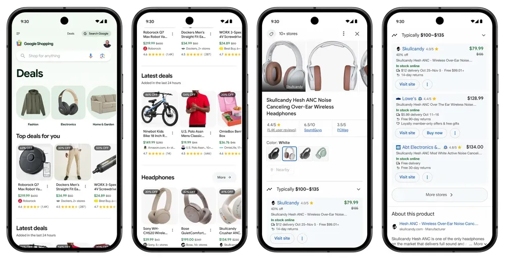 Google's new AI-infused Shopping tab offers product briefs and personalized deals