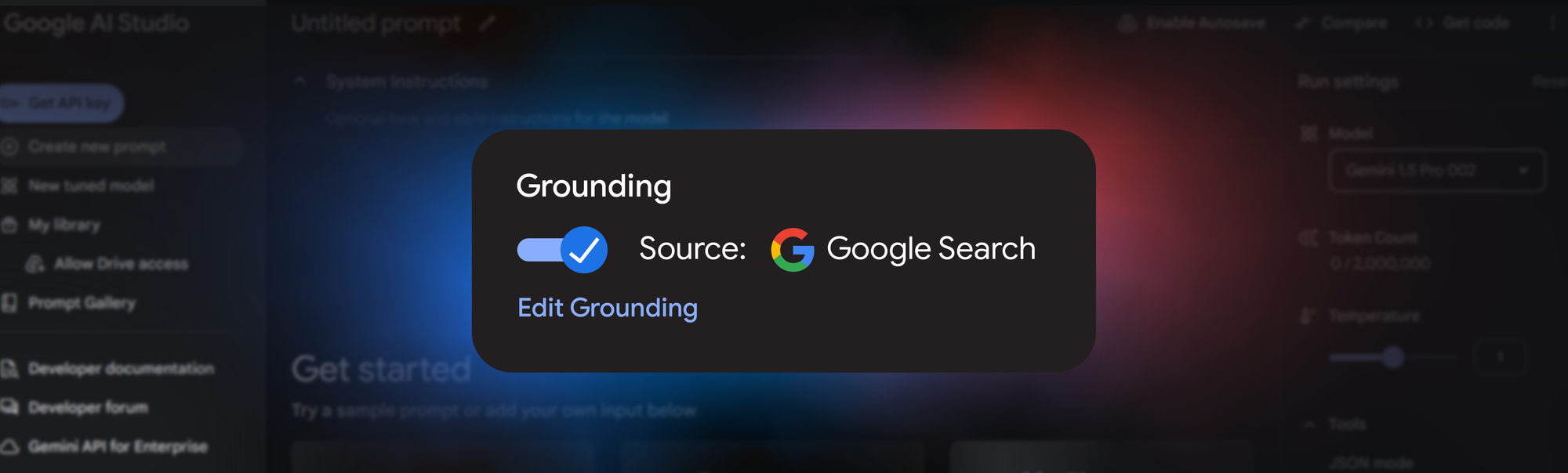 Google debuted 'Grounding with Google Search' on AI Studio and the Gemini API