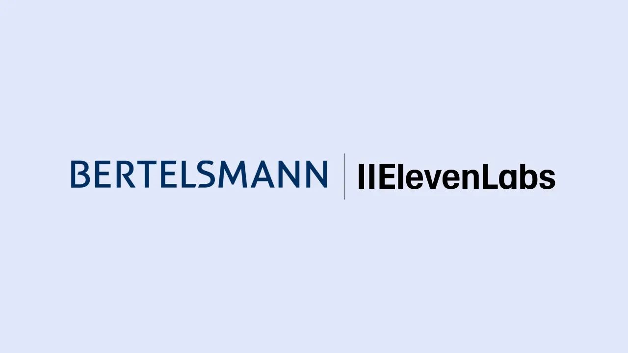 Bertelsmann and ElevenLabs announce partnership to boost creativity and productivity