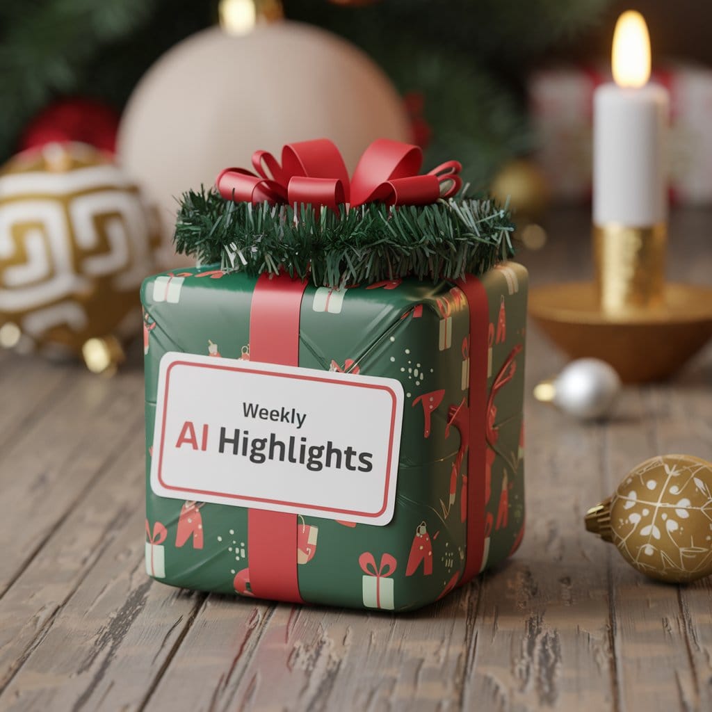 Weekly AI Highlights Review: December 17–25