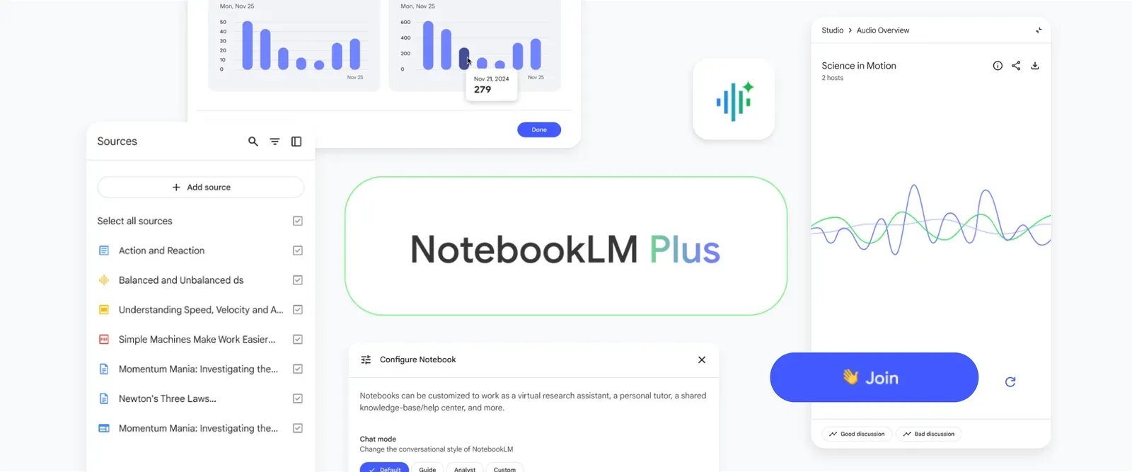 The redesigned NotebookLM lets users interact with its AI hosts and has a paid tier