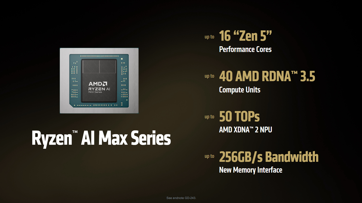 AMD at CES 2025: new consumer chips for gaming, content creation and AI PCs