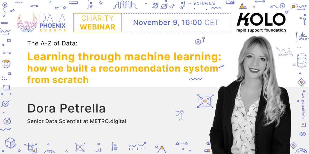 Charity AI webinar "Learning through machine learning: how we built a recommendation system from scratch" post image