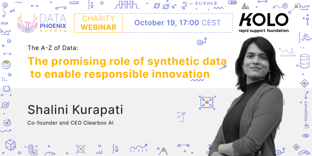 Charity AI webinar "The promising role of synthetic data to enable responsible innovation" post image