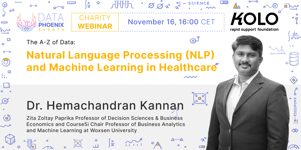 Charity AI webinar "Natural Language Processing (NLP) and Machine Learning in Healthcare" post image