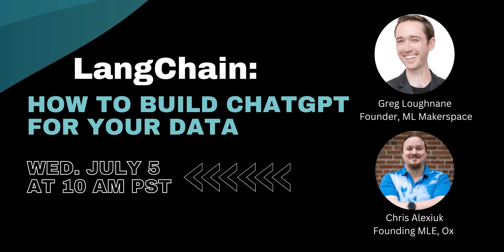 Workshop "LangChain: How to Build ChatGPT for Your Data" post image