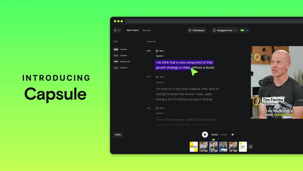 Capsule is making video editing less intimidating for professional teams everywhere post image