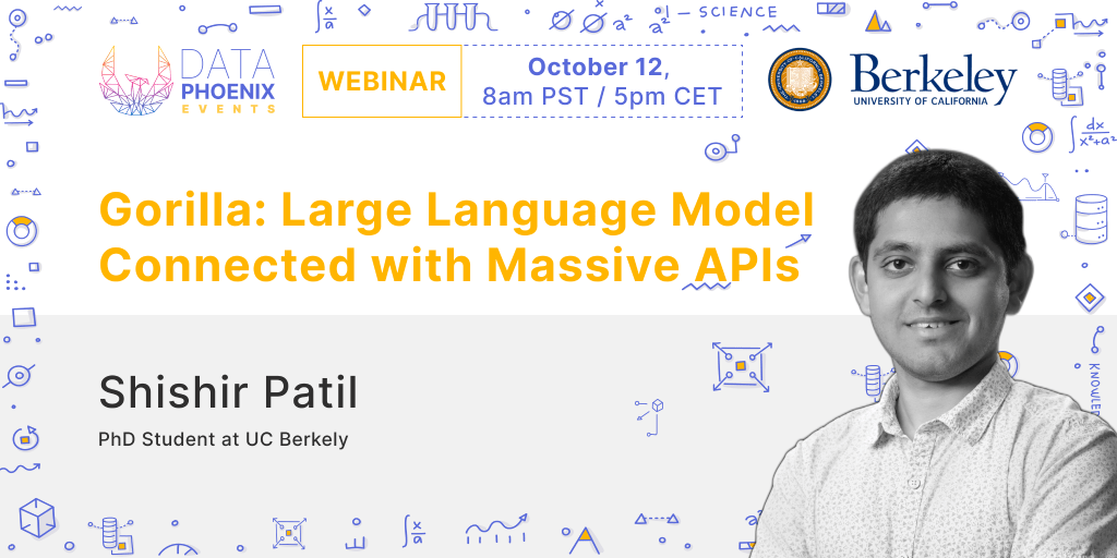 Webinar "Gorilla: Large Language Model Connected with Massive APIs" post image