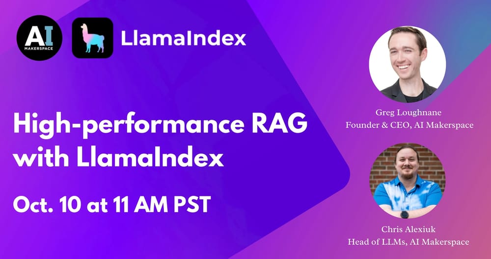 Webinar "High-performance RAG with LlamaIndex" post image