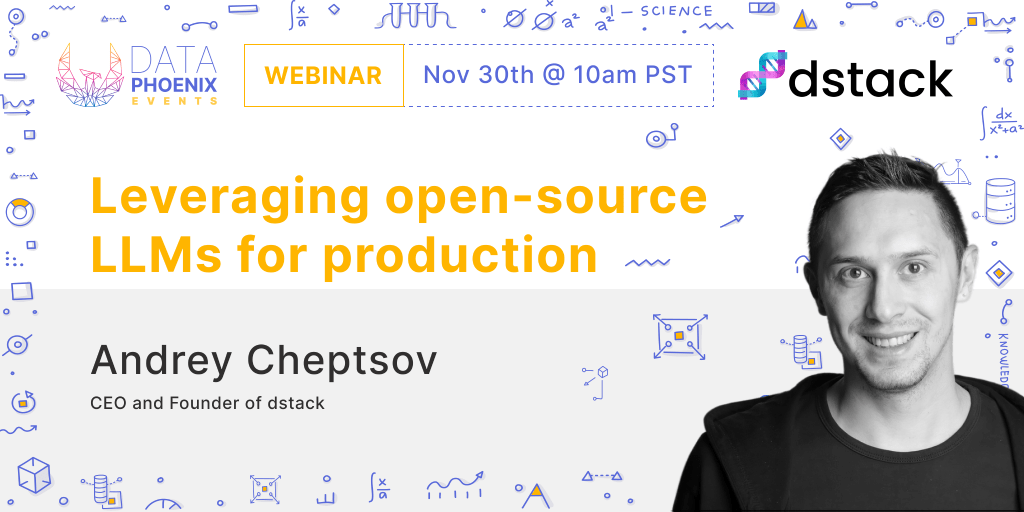 Webinar "Leveraging open-source LLMs for production" post image