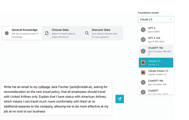 Credal is developing a solution to securely share company data with LLMs post image