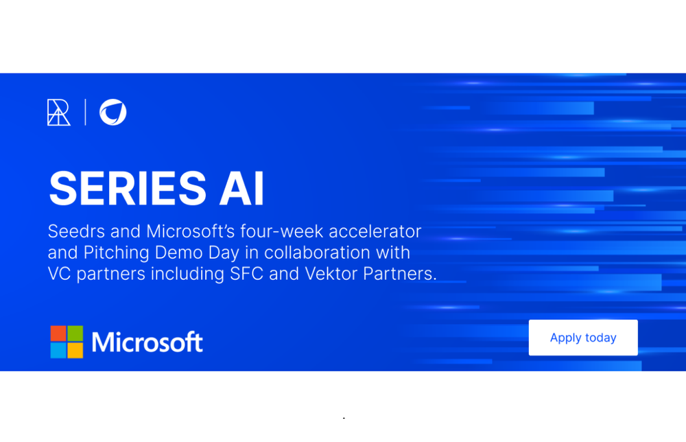 SERIES AI is Microsoft and Seedrs' new AI-focused startup accelerator post image