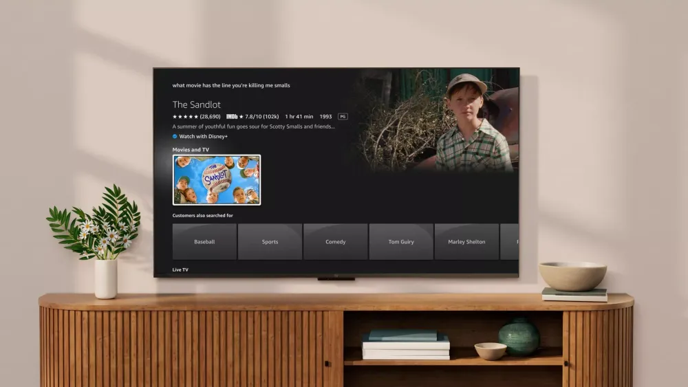 Amazon is celebrating the Fire TV device's 10th birthday with AI-powered voice search post image