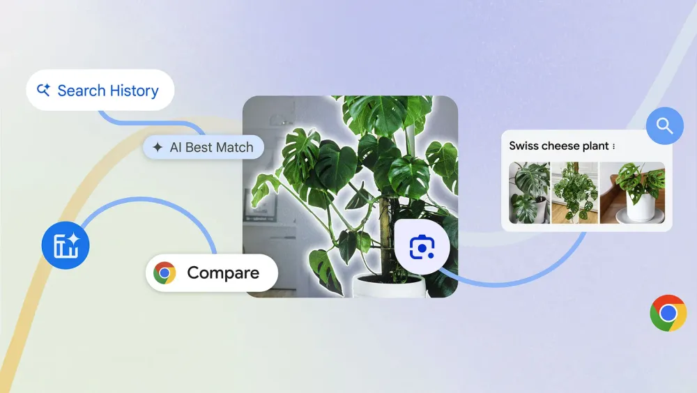 Google introduced three new AI-powered features for Chrome, including Lens for desktop post image