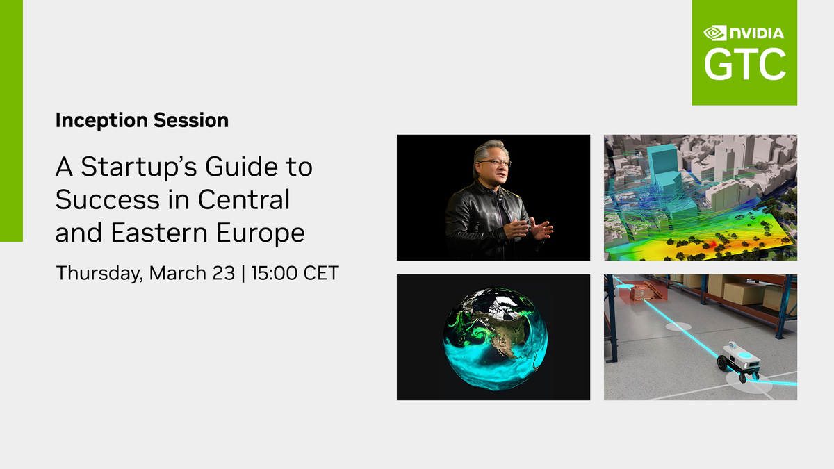 Special event "Startup’s Guide to Success in Central and Eastern Europe" at NVIDIA GTC Post feature image