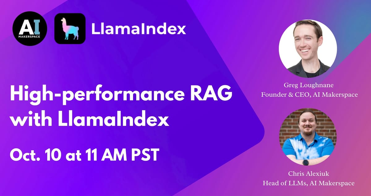 Webinar "High-performance RAG with LlamaIndex" Post feature image