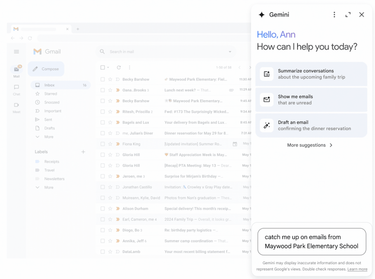 Google rolls out a Gemini side panel to Docs, Sheets, Slides, Drive, and Gmail Post feature image