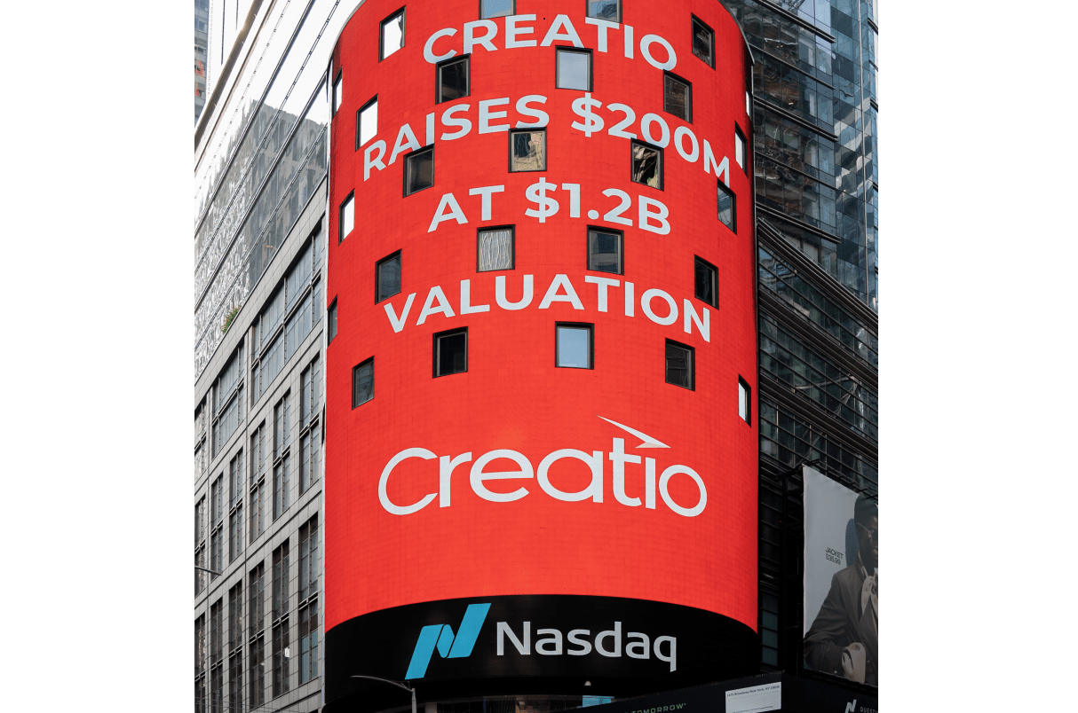 Creatio's latest $200M funding round put the company at a $1.2B valuation Post feature image