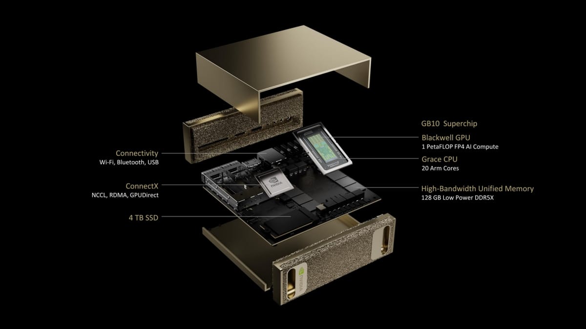 Nvidia at CES 2025: a desktop supercomputer that can run 200B parameter LLMs Post feature image