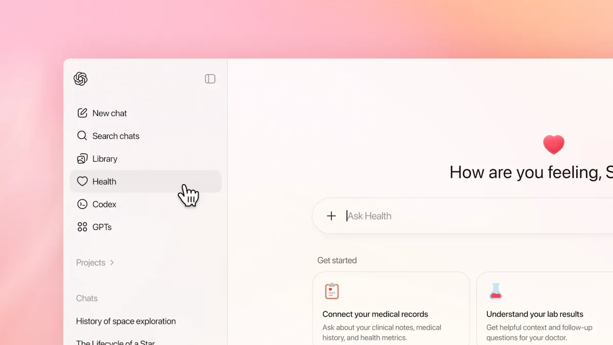 OpenAI launches ChatGPT Health for personalized health-related conversations Post feature image