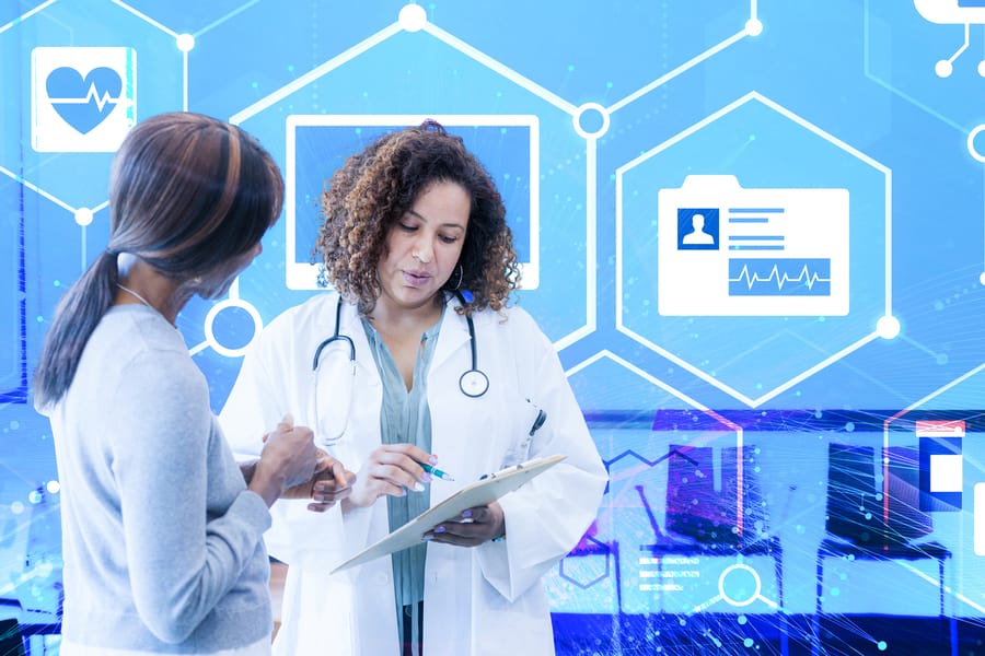 Training AI to ask clinical questions as a new method to simplify physicians' work