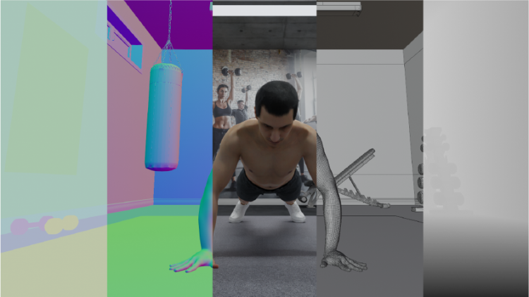 AI-based applications developed using synthetic data can analyze the details of how people move