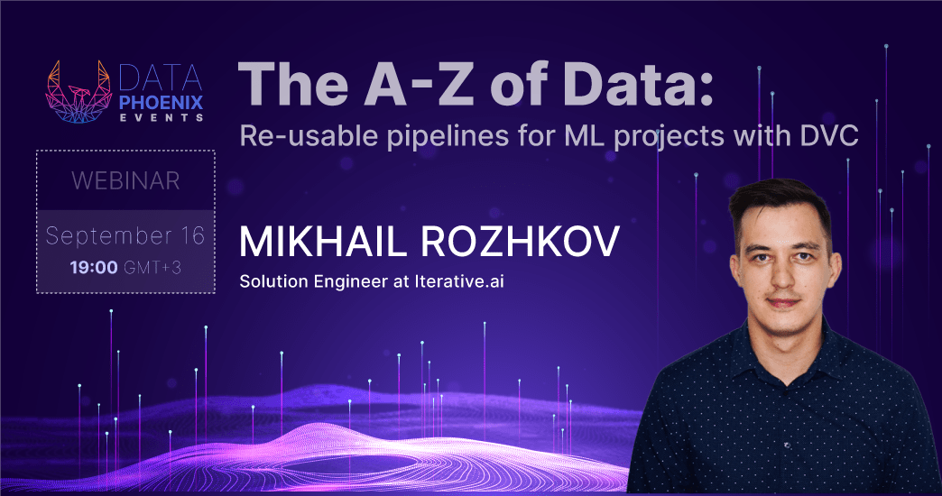Webinar "Re-usable pipelines for ML projects with DVC" (RU)
