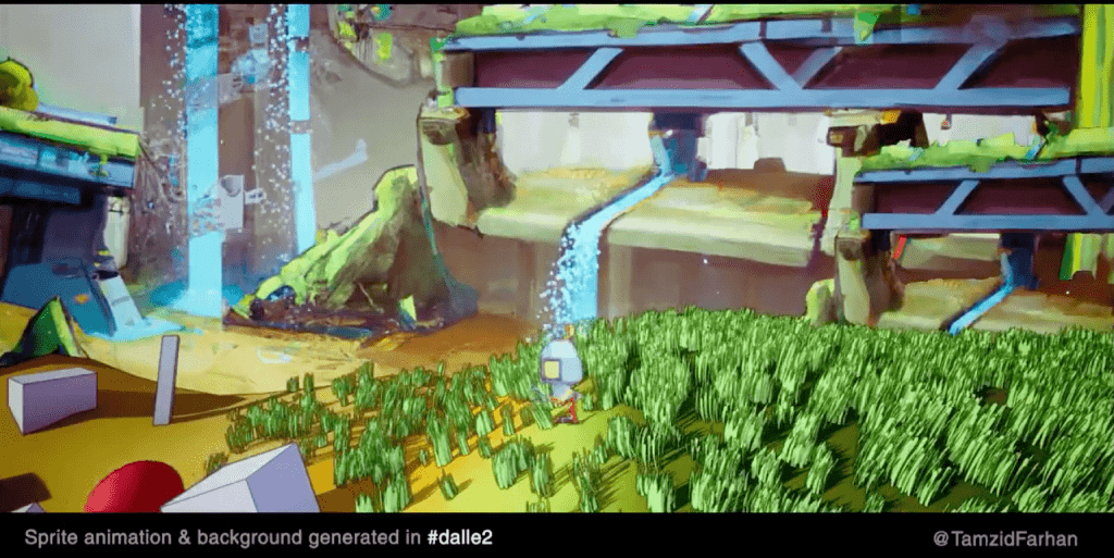 A new computer game with DALLE-2