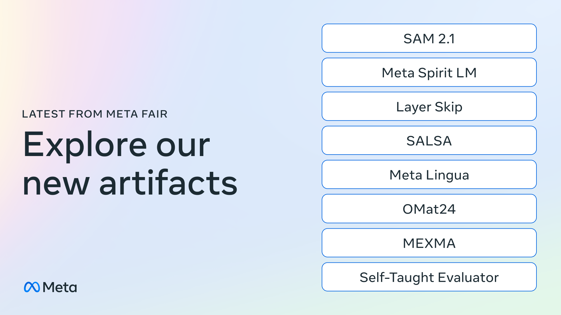 Meta has shared another round of research artifacts, including SAM 2.1 and Spirit LM