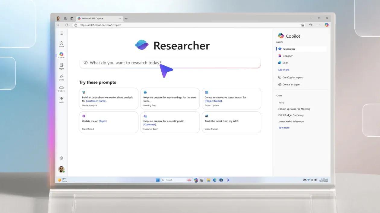 Microsoft launches the Researcher and Analyst AI agents in Microsoft 365 Copilot