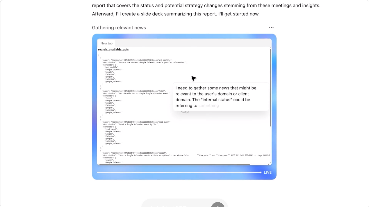 OpenAI launches ChatGPT agent, a system combining  Operator and deep research