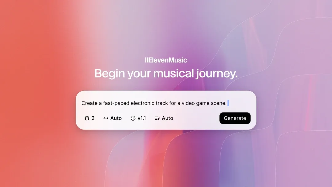 ElevenLabs launches an AI music generator that creates  full songs from text prompts