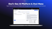 Deci launches a generative AI development platform and the Deci-Nano model post image