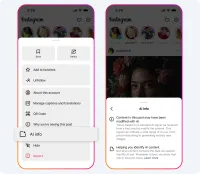Meta is relocating the AI info label in AI-edited or modified images post image