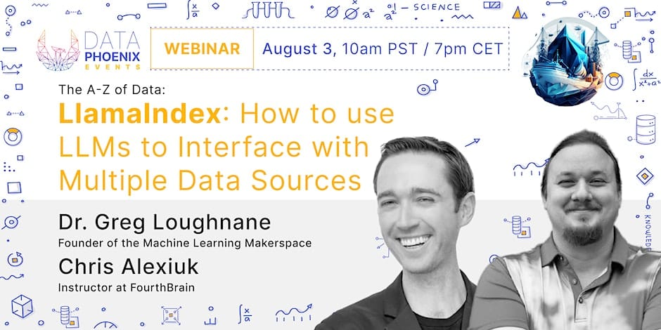 Webinar "LlamaIndex: How to use LLMs to Interface with Multiple Data Sources" feature image