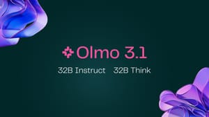 Ai2's OLMo 3.1: truly open-source models with enhanced reasoning and instruction-following capabilities feature image