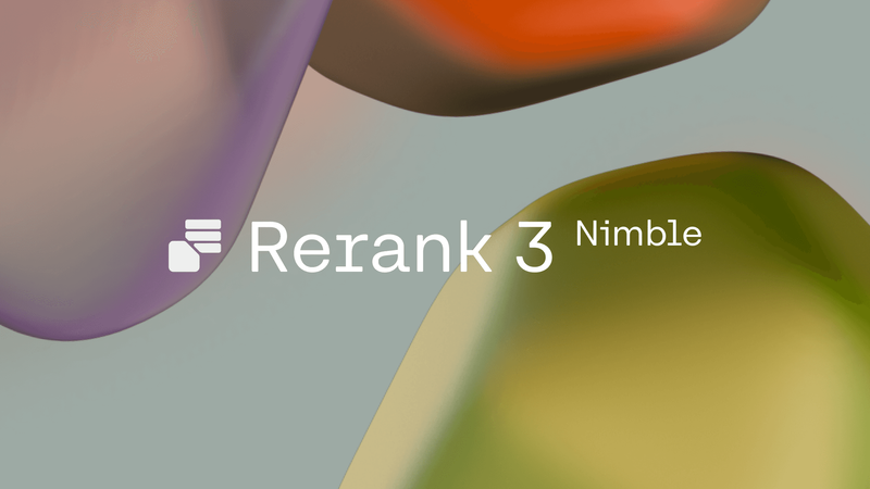 Cohere's Rerank 3 Nimble supports fast and accurate enterprise search applications post image